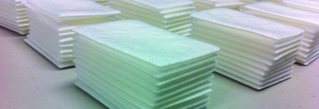 CPAP filters with sealed edges